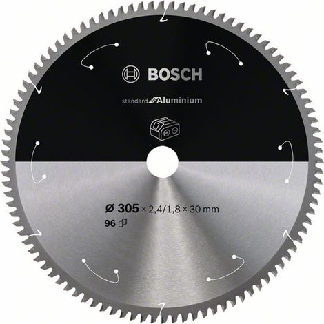 Bosch Standard for Aluminium Kreissägeblatt 305 x 2,4 x 30 mm 96 Zähne ( 2608837782 ) (1/10)