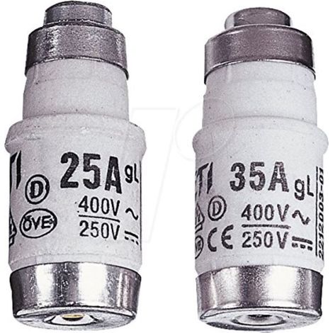 Kopp - NEOZED-Sicherungseinsatz D02E18 35A 380VAC – 250VAC gL 10 Stück - 327200013 (1/2)