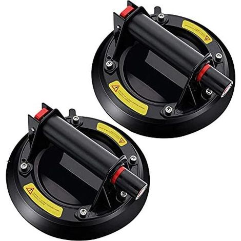Set mit 2 professionellen Glassaugnäpfen, Vakuumsaugnäpfe für den Transport und die Bewegung von Glas, Fliesen, Glas, Erkerfenstern, Platten und Fußböden sowie zum Möbeltransport