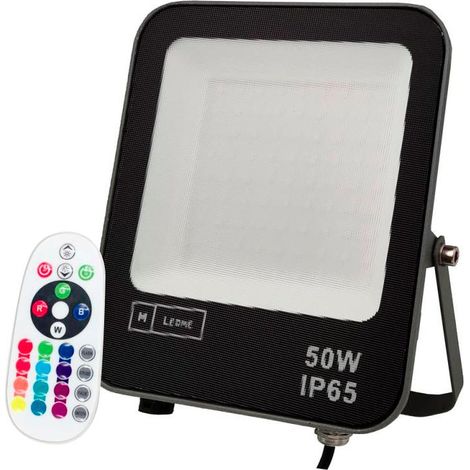 IluminaShop - Projecteur LED SMD Chip Osram Mini On 50W RGB Dimmable IP65 RGB (1/4)