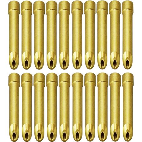 Collets à coin TIG 2C116GS 1,6mm en cuivre pour torches TIG WP SR 9 20 25 - Lot de 20 (1/4)