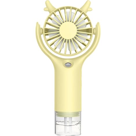 Ventilateur brumisateur portable, rechargeable, cils réglables, 3 vitesses, pulvérisation d'eau pour soins de la peau, compact et léger, utilisation intérieure et extérieure, solution de (1/5)