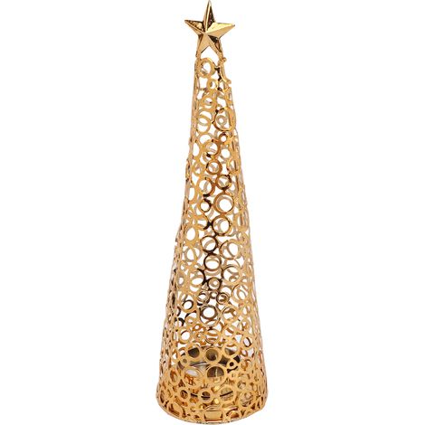 Porte-bougie sapin de Noël en métal, coupelle pour bougie de Noël, porte-bougie parfumé style européen (1/5)