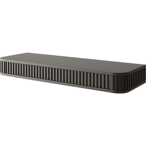 Selsey Ovarlo - Schminktisch hängend mit 2 Schubladen, Schwarz, 113 cm (1/5)