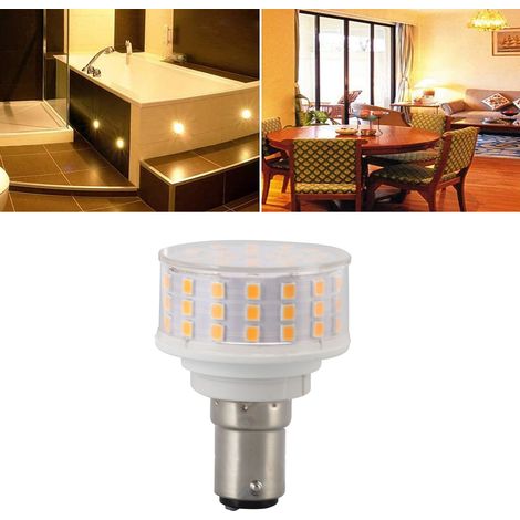 Ampoule LED B15 10W 1000LM sans scintillement, à économie d'énergie, pour lampe de bureau, 85-265V, lumière chaude (1/5)