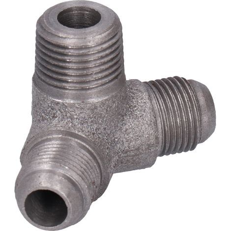 Raccords de tuyaux 65, connecteur pneumatique Oblique à 3 voies en fonte malléable pour projet de bricolage, décoration industrielle, 5 pièces (1/5)