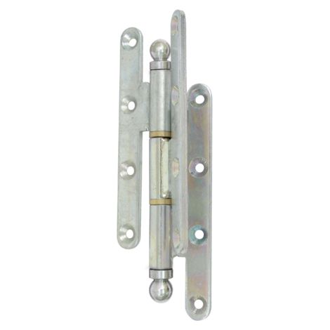 Türband 3-armig Kugel Nr. 27 Stahl poliert BROS - 140x55 BR + Vase links - 27A3RG1451