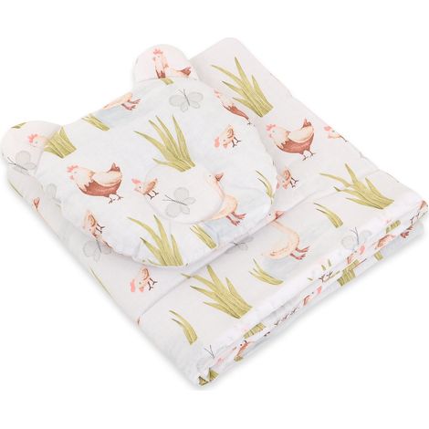 Piumino orsetto con imbottitura e cuscino sagomato - Set 2 pezzi - In the country (1/3)