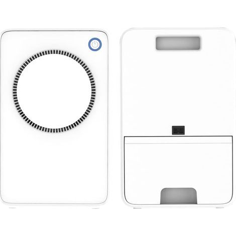 Petit déshumidificateur à semi-conducteur, absorbeur d'humidité, sécheur d'air électrique, réservoir d'eau de 1000 ml, pour la maison, la cuisine et le bureau (couleur : blanc) (1/4)