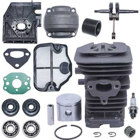 Kit piston base moteur vilebrequin cylindre, pour tronçonneuse Husqvarna 136 137 141 142, pièces 530029811, 530069940, 530029794, 530029794, 530049794, 503161602, 530056363, 530055128 (1/5)