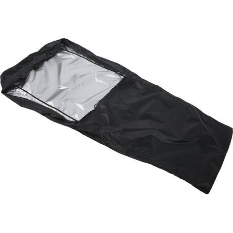 SilverCoated Rasenmäher-Abdeckung, wasserdicht, hitzebeständig, staubdicht (Schwarz) (1/5)