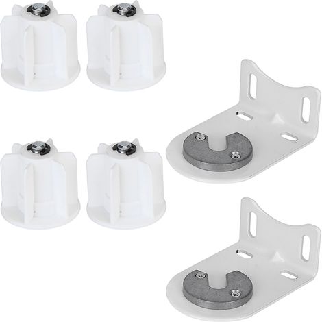 2 supports centraux droits à roulement pour accessoires de levage manuel de rideaux électriques et de stores enrouleurs (1/5)