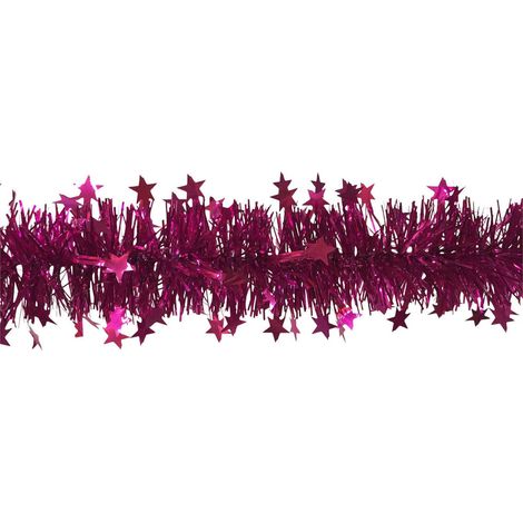 Weihnachtsdekoration Caloy, Farbverlauf Struktur Fuchsia, Rosa