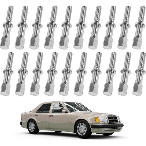 20 Boulons Roue 1264000070 1244000770 Compatibles avec W210 S210 W124 S124 A124 C124, Aluminium M12x1,5 A1264000070 A1244000770 (1/5)