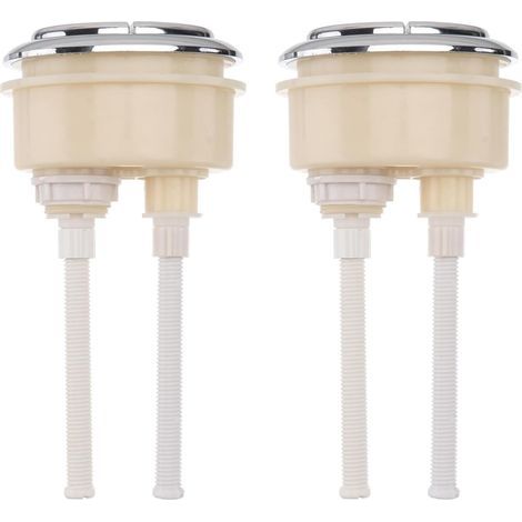 Toilet Button Double Push Button for Water Tank 2 Pieces (1/5)