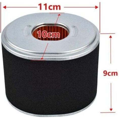 Filtre à Air pour Honda GX340 GX390 188F 190F 11HP 13HP Moteur Essence 4 Temps Générateur Pompe à Eau (1/5)