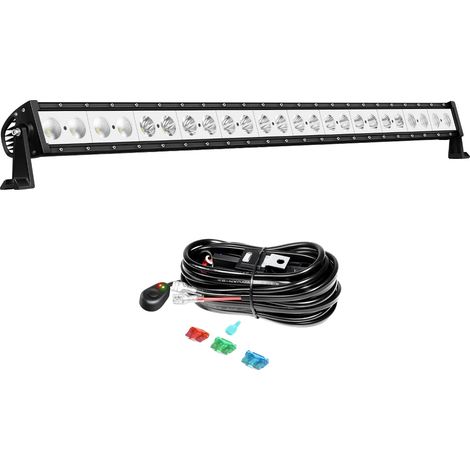 Barra luminosa a LED, fascio combinato, costruzione di alta qualità, 120W con kit di cablaggio (1/2)
