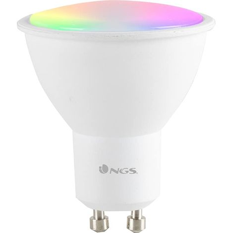 Ampoule LED Spot 5W GU10 460LM, Couleurs Réglables RGB+W, Contrôle par APP, Classe énergétique A (1/5)