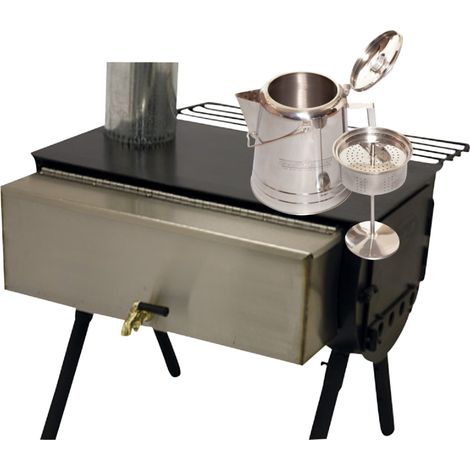Camp Chef Alpine Coffee Wassertank Zeltofen Ofen Kamin Outbacker Outdoor Holz (1/5)