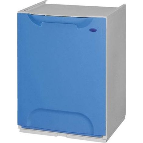 pattumiera artplast "eco-logico" in polipropilene blu 34x29x47 cm (1/10)