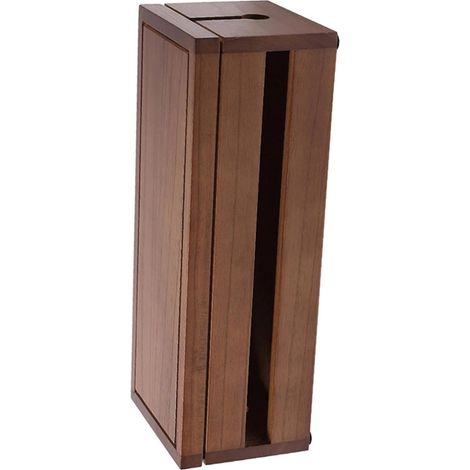 Boîte à Câbles en Bois Massif Café Grosse Taille Rangement pour Prises Électriques Large Ouverture et Dissipation Thermique Organisateur Câble Sécurisé pour Maison et Bureau (1/5)