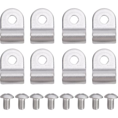 Colliers de serrage Ortviai 3/16" Acier Inoxydable 304 Lot de 8 pour durites frein et carburant camion rod robuste (1/5)