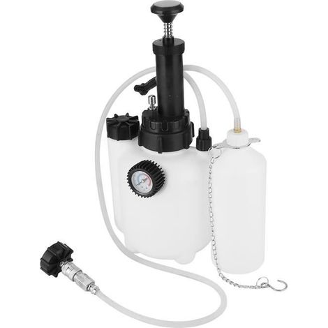 Vvikizy Kit de liquide de purge Kit d'outils de purge de liquide d'embrayage de frein 3L système de purge d'outil auto nettoyage (1/4)