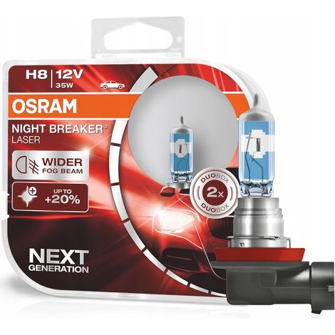 Lampadine laser Osram H8 Night Breaker +150% (1/5)