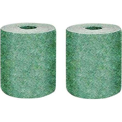 Rouleau de tapis de semences de gazon, tapis de culture d'herbe biodégradable 10FT, tapis de semences de gazon engrais jardin pique-nique jardinage tapis de plantation de pelouse 20 × 300cm-- (1/4)