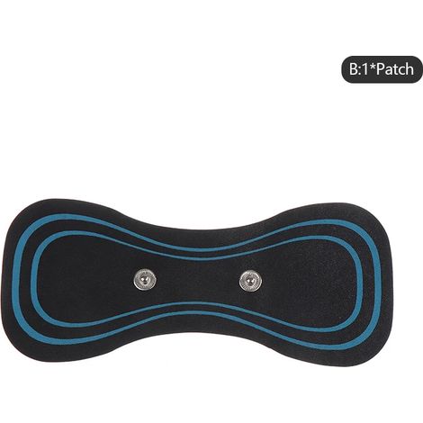 Mini masseur électrique portable EMS à impulsions pour soulager les douleurs cervicales et dorsales, les bras, les jambes et le corps. Oreiller de massage relaxant.-AquaForge