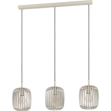Lampada Sospesa Romazzina Eglo 3xE27 Sabbia (1/6)