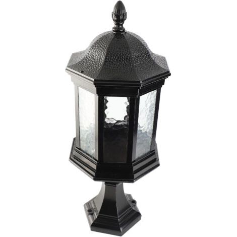 Pair Lumière Extérieure pour Pilier de Clôture Portail Jardin Résistante à l'Eau Éclairage de Cour Murale Villa Européenne-