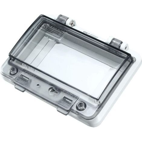 Boîtier de protection transparent pour disjoncteur mural intérieur 5 voies (1/5)