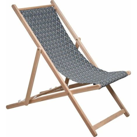 JARDIN PRIVE - Chilienne jacquard losange - toile amovible. (1/2)