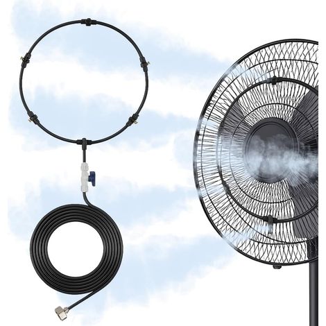 Brumisateur Pour Ventilateur,brumisateur Terrasse,de Tuyau D'arrosage De 5 M 5 Buses De Brume En Laiton Adaptateur En Laiton (1/5)