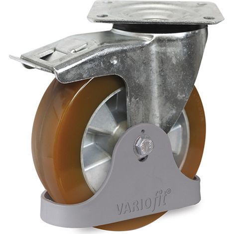 VARIOfit Bremsrolle Polyurethan 200 x 50 mm 92° Shore A (1/4)