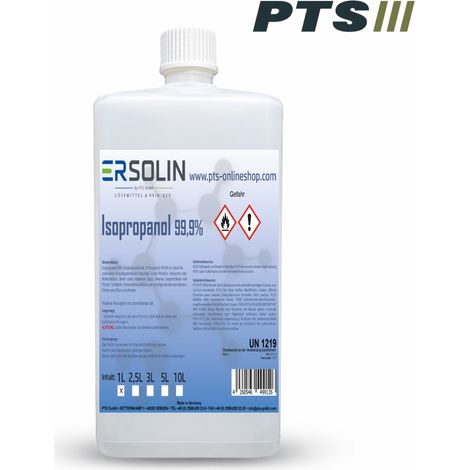 Isopropanol 99,9 % IPA 1 L Reiniger & Entfetter ERSOLIN (1/3)