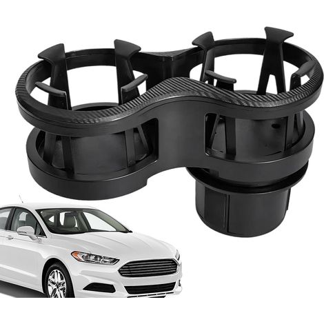 Porte-gobelet pour voiture de tourisme - Extenseur de porte-bouteille multifonction et adaptable - Porte-gobelet de voiture - Pour les voyages en voiture, bouteilles d'eau, camions, cendriers, lait (1/5)