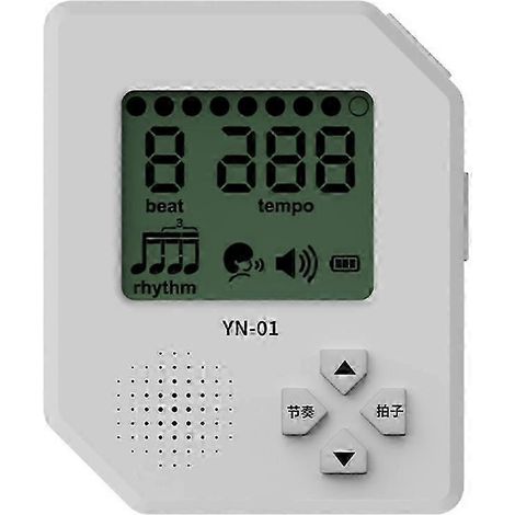 Métronome, jogging, exercice et entraînement rythmique. Métronome à double tempo compatible avec la musique et la course à pied - portable, clip intégré (1/5)