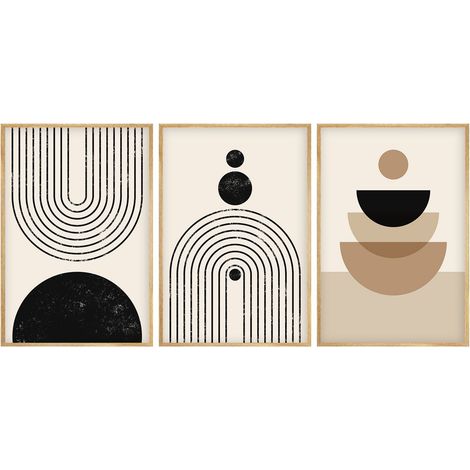 Quadro da parete in MDF con cornice Painting Multicolore (1/2)