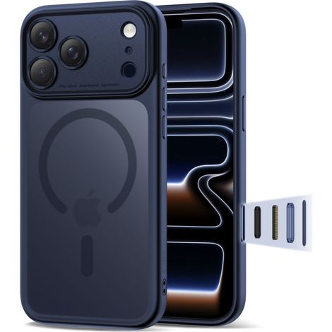 iPhone 17 Pro Magpeak Magsafe CC Hülle – Mattes Marineblau (1/5)