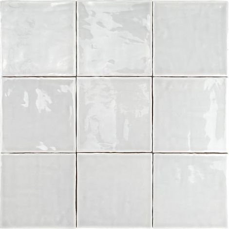 Carrelage Mur Ceramic Connection Grey Brillante 13x13 cm