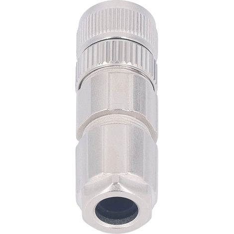 Connecteur aviation M12 droit 4 broches étanche IP67 ignifuge anti-feu modèle M12G A1 S4 0.5A AC50V DC60V (1/5)