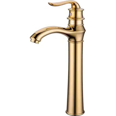 Direktverkauf ab Werk an Waschbecken und Armaturen im europäischen Antikstil, Aufsatzwaschbecken im Retro-Stil für Warm- und Kaltwasser, Waschbecken, Handwaschbecken und spritzwassergeschützte, goldfa
