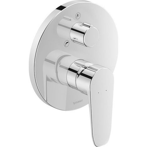 mitigeur bain-douche B.1 à encastrer,avec inverseur chromé DURAVIT