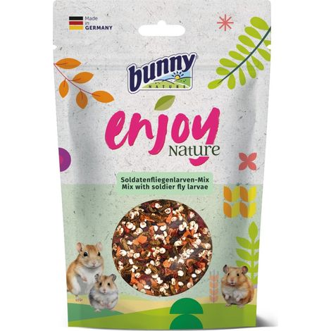 Bunny Nature Nagersnack enjoy Nature Soldatenfliegenlarven-Mix 90 g (1/2)