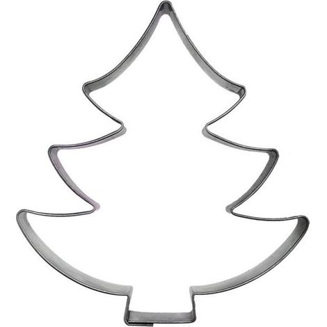 Emporte-pièce sapin - ORION - Acier inoxydable - 9,5 cm - Lavable en lave-vaisselle - Découpe biscuits et pains d'épices