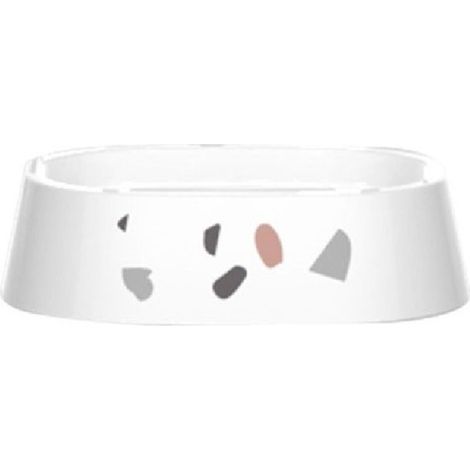 Trade Shop - Jabonera Baño Grit Blanco Multicolor Plastico 13.2cm 69842 - (1/2)