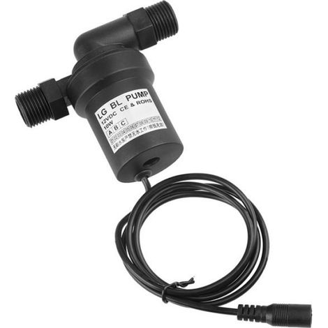 Pompe À Eau - 12 V - 10 W - Température Maximale 55 °C - Pour Systèmes Solaires Thermiques Et Circulation D'eau - 1 Pièce (1/5)