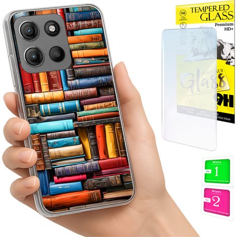 Funda para Motorola Moto G15 / G15 Power, carcasa trasera + cristal (1/5)